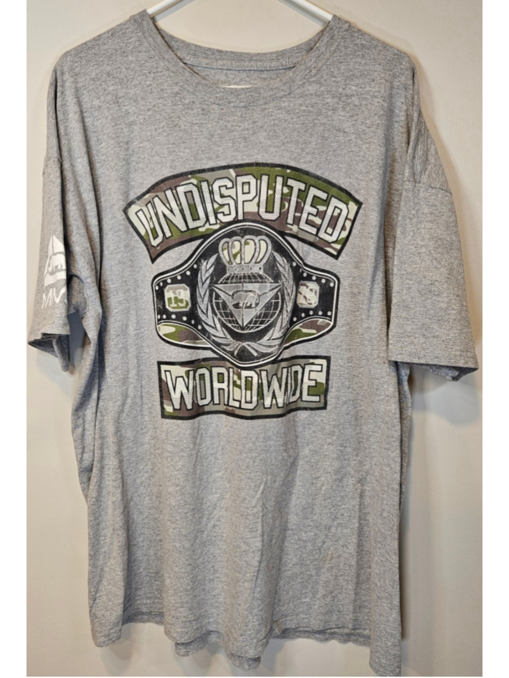Y2K Ecko MMA Undisputed Worldwide T Shirt Camo Graphic 2XL